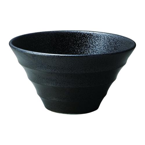 297-66 リネア 黒 深ボール13cm