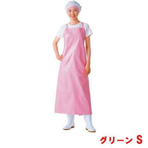 マイティクロス エプロン 胸当 E-1001-2 グリーン S