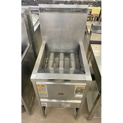 ★タニコー ガスフライヤー 都市ガス用 13A NB-TGFL-C45 18L★ 業界最長1年保証】【中古】一槽ガスフライヤー タニコー NB-TGFL-C45