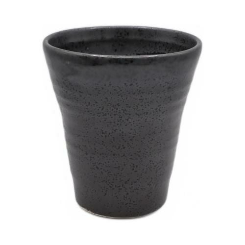 【飲食店定番】窯変白吹き 焼酎カップ 9.3×9.3×10.5(cm)