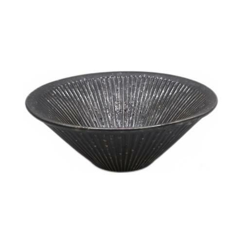 【飲食店定番】金結晶 しのぎ彫4.3寸小鉢 φ13.5×5.2(cm)