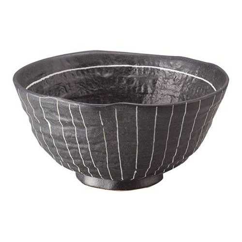 310-21 黒ストライプ6寸丼
