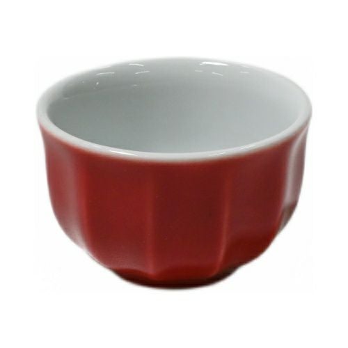 【飲食店定番】【有田焼】赤釉 盃 φ5.5×φ5.5×3.5(cm)
