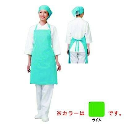 アイメッシュエプロン 首掛タイプ E5200-22 ライム