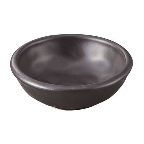 45-157 黒いぶし たたき小皿