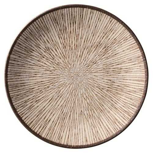 855-2201 さび乱十草 21.5cm皿
