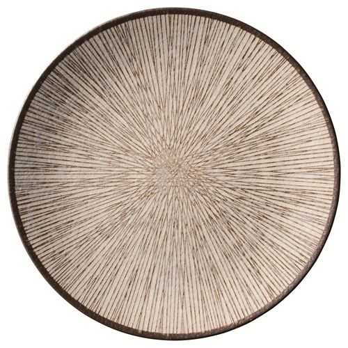 855-2202 さび乱十草 28.5cm皿
