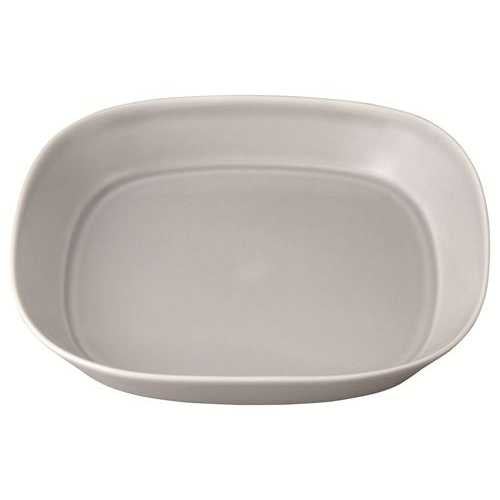 876-2301 ホリデイ Holiday 21.5cm深皿 グレー