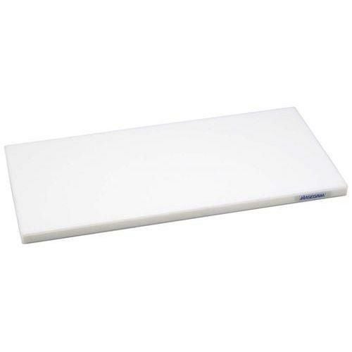 ポリエチレンかるがるまな板HD/肉厚タイプ (両面シボ付) 30mm ホワイト 【送料別】 幅800×奥行400×高さ30mm