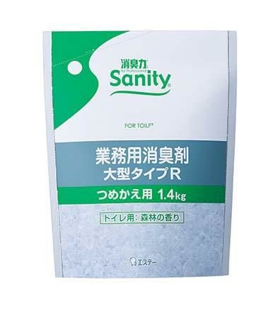 消臭剤 【エステー 消臭剤 サニティー大型タイプR 詰替用 トイレ用森林の香り】 / 255×105×H285