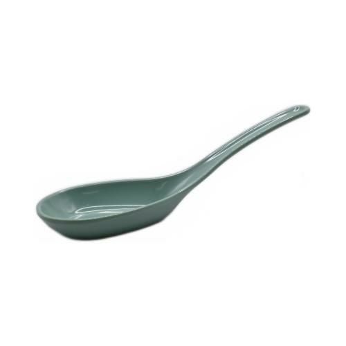 【飲食店定番】L3 七八レンゲ 青磁（4.3cm） 10入
