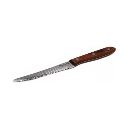 【飲食店定番】KT 木柄ステーキナイフ 全長:224mm(cm)