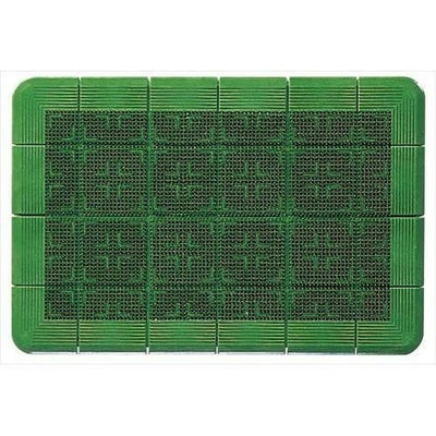 クロスハードマット(玄関マット)#15 緑 900×1500