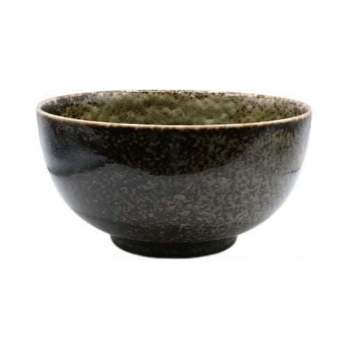 【飲食店定番】深緑釉 お好み丼 大 φ16×φ16×8.4(cm) 5入