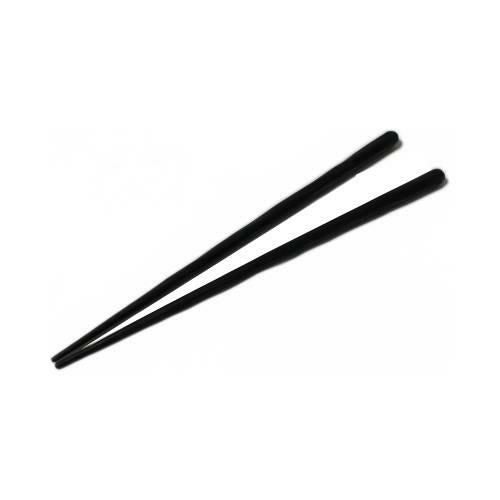 【飲食店定番】PPS樹脂箸 22.2cm 炭化黒 10P