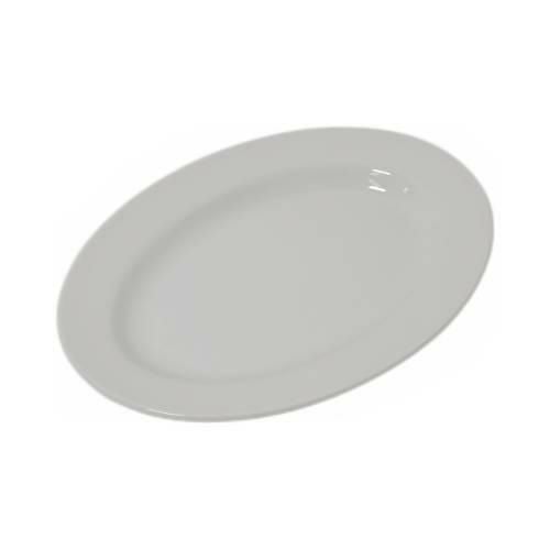 【飲食店定番】TB リムプラター 9吋 23.4×16.9×2.4(cm)