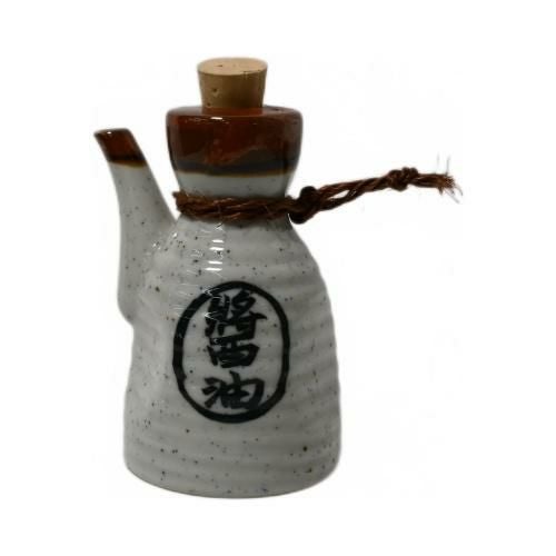 【飲食店定番】梨地醤油入れ 7×7×11.5(cm)