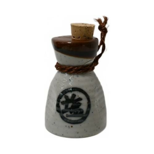 【飲食店定番】梨地塩入れ 5.8×5.8×8.4(cm)