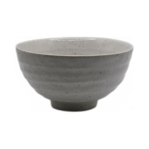 【飲食店定番】白粉引 六兵衛飯碗 小 11.3×11.3×5.5(cm)