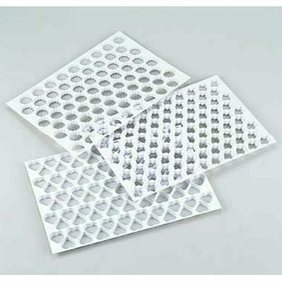 THクッキーカッティングシート 47601 ハート 116ヶ取