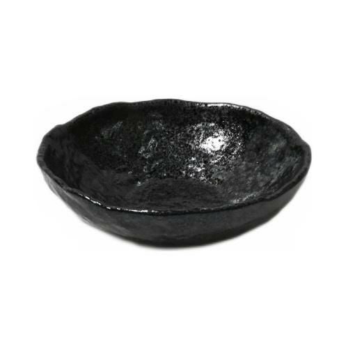 【飲食店定番】黒唐津結晶 5寸鉢 φ15.2×4.7(cm) 10入