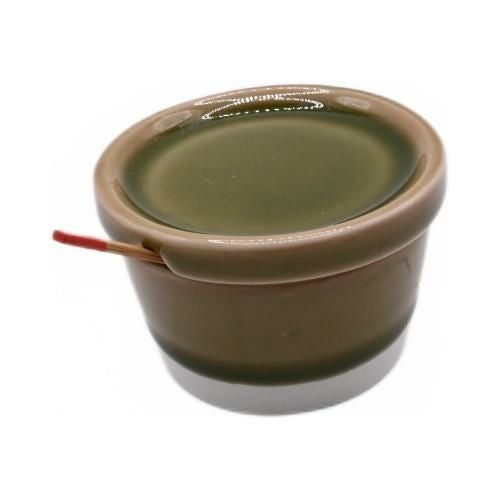 【飲食店定番】【波佐見焼】薬味入れ 織部釉 φ6×φ6×H4(cm)