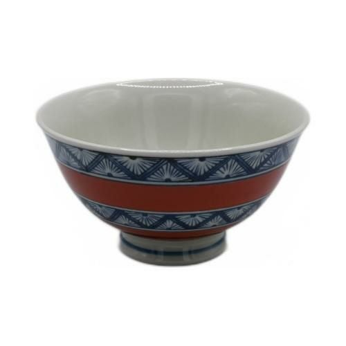 【飲食店定番】【波佐見焼】朱巻地紋 飯碗 φ11.5×φ11.5×H6(cm)