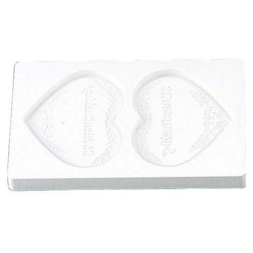 チョコレート流し型 ハート No.1306 2pcs