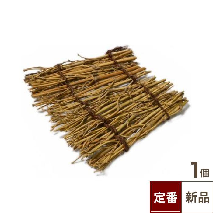 【飲食店定番】小笹筏皿(11*11) 10P 笹すだれ（12.5cm）