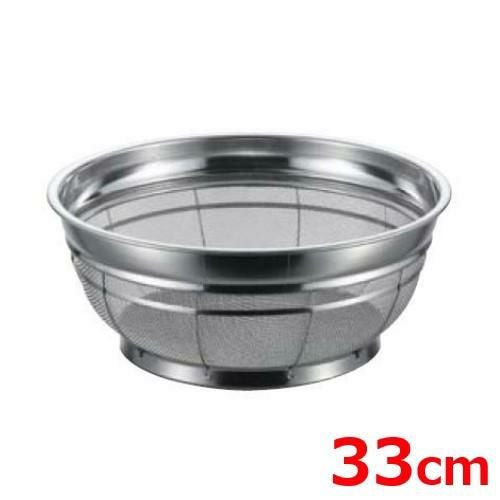 F型ザル 荒目 33cm 6.5メッシュ 18-8 BK