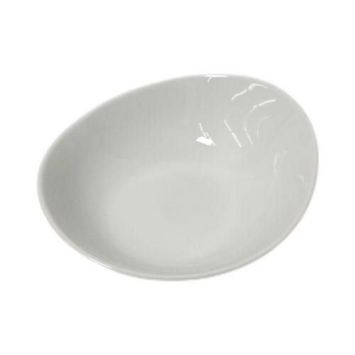 【飲食店定番】オーバルホワイト 21cmボール 20.6×17.3×6.3(cm)