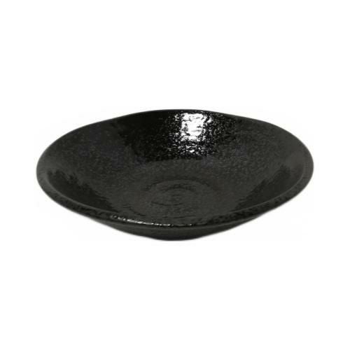 【飲食店定番】鳴門 14cm深皿 黒耀 14.7×14.7×3.8(cm) 10入