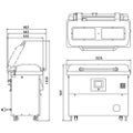 【TOSEI】真空包装機 据置型 シール有効寸法930mm ガス封入機能付 V-930 幅1076×奥行643×高さ947mm