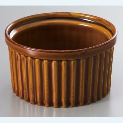 ブラウン 9cm スフレ 9×H5.2cm・190cc食器//小物送料対象商品