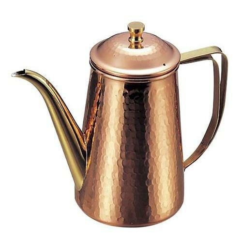 銅 槌目入 コーヒーポット 10人用 1500