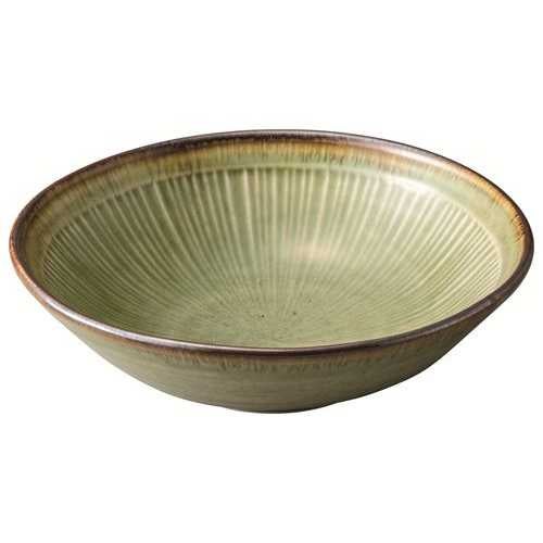300-78 灰釉 17cm鉢