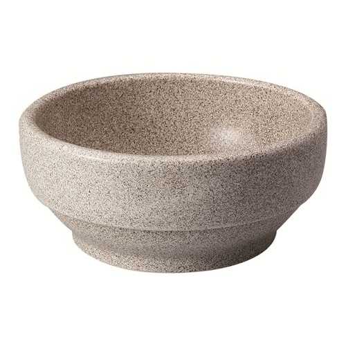 327-0136 スタッキングビビンバ グレー石目調 18cm