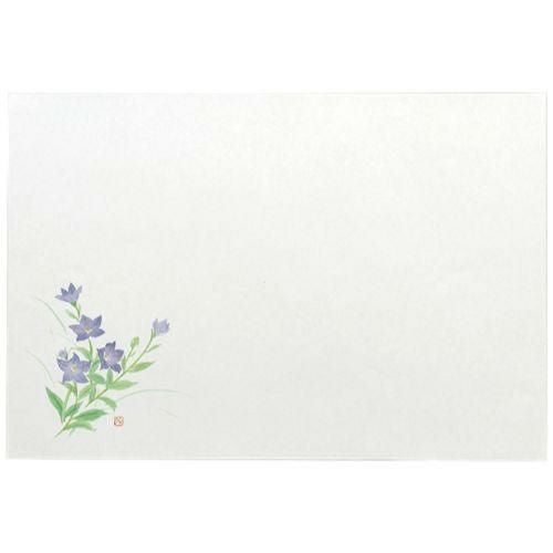 紙)尺3和紙マット(Eタイプ)桔梗(100入)