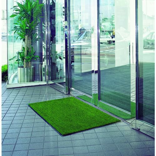 テラモト 屋内用マット トレビアンHC 灰 360×600mm