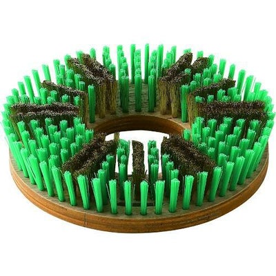 コンドル 床洗浄機器 ポリシャー用 真鍮トーロンブラシ 12インチ