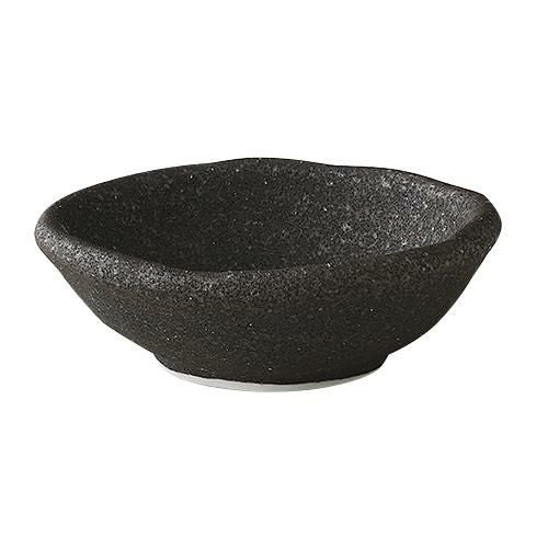 炭化黒 パレット楕円小付