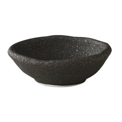 炭化黒 パレット楕円小付