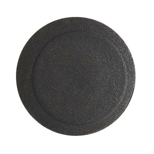 炭化黒 20月光丸皿/業務用/新品