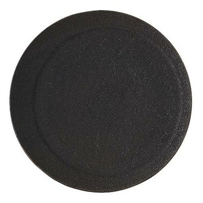 炭化黒 24月光丸皿/業務用/新品