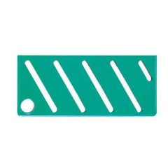 HACCP包丁差用カラープレート A(斜)タイプ グリーン