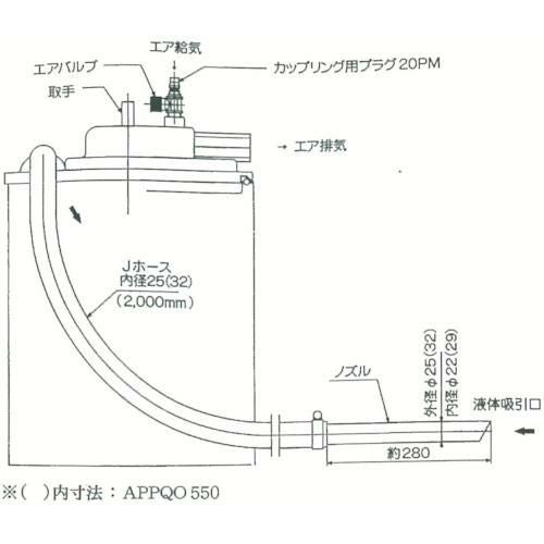 アクアシステム エア式掃除機 乾湿両用クリーナー（オープンペール缶用）