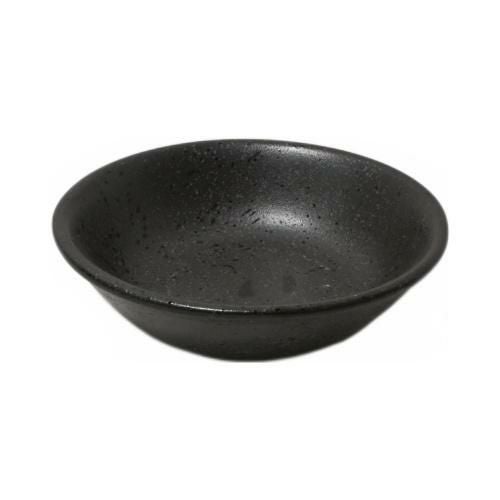【飲食店定番】黒備前 石垣千代久 φ9×φ9×2.8(cm) 20入