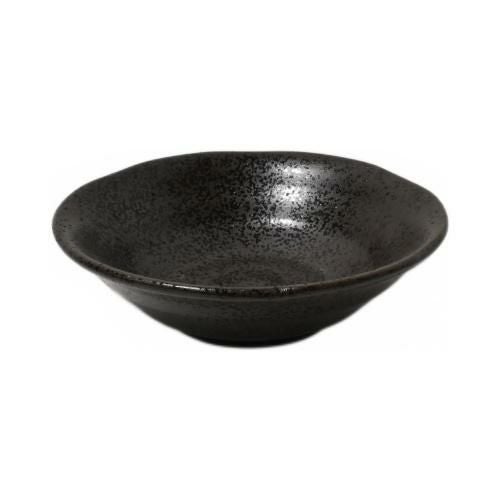 【飲食店定番】黒水晶 六兵衛3.3浅鉢 φ11×φ11×3.3(cm) 20入