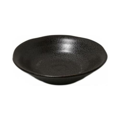 【飲食店定番】黒水晶 六兵衛4.0浅鉢（13.8cm）20入