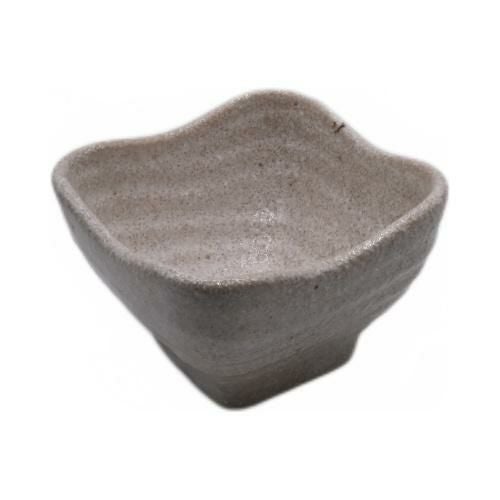 【飲食店定番】3.0角小鉢 白志野 7.5×7.5×4.9(cm)/10入り